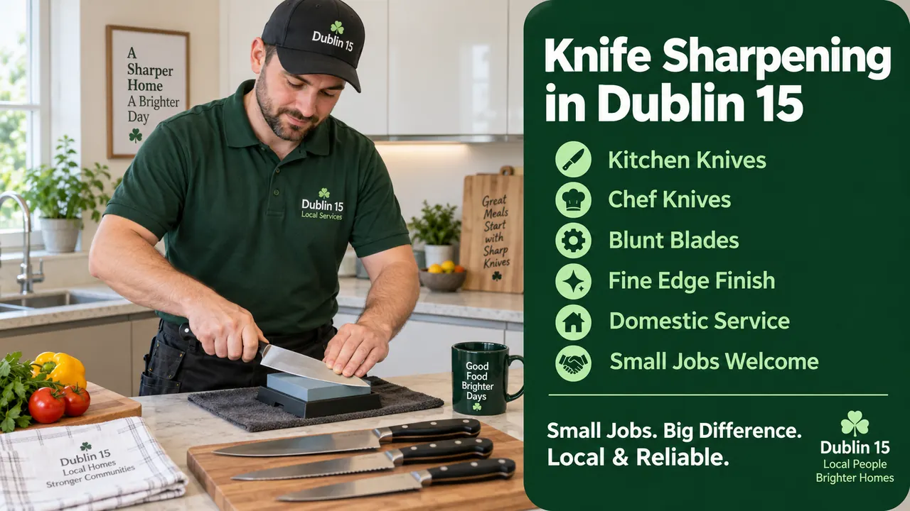 Illustrative image for knife sharpening enquiries in Dublin 15